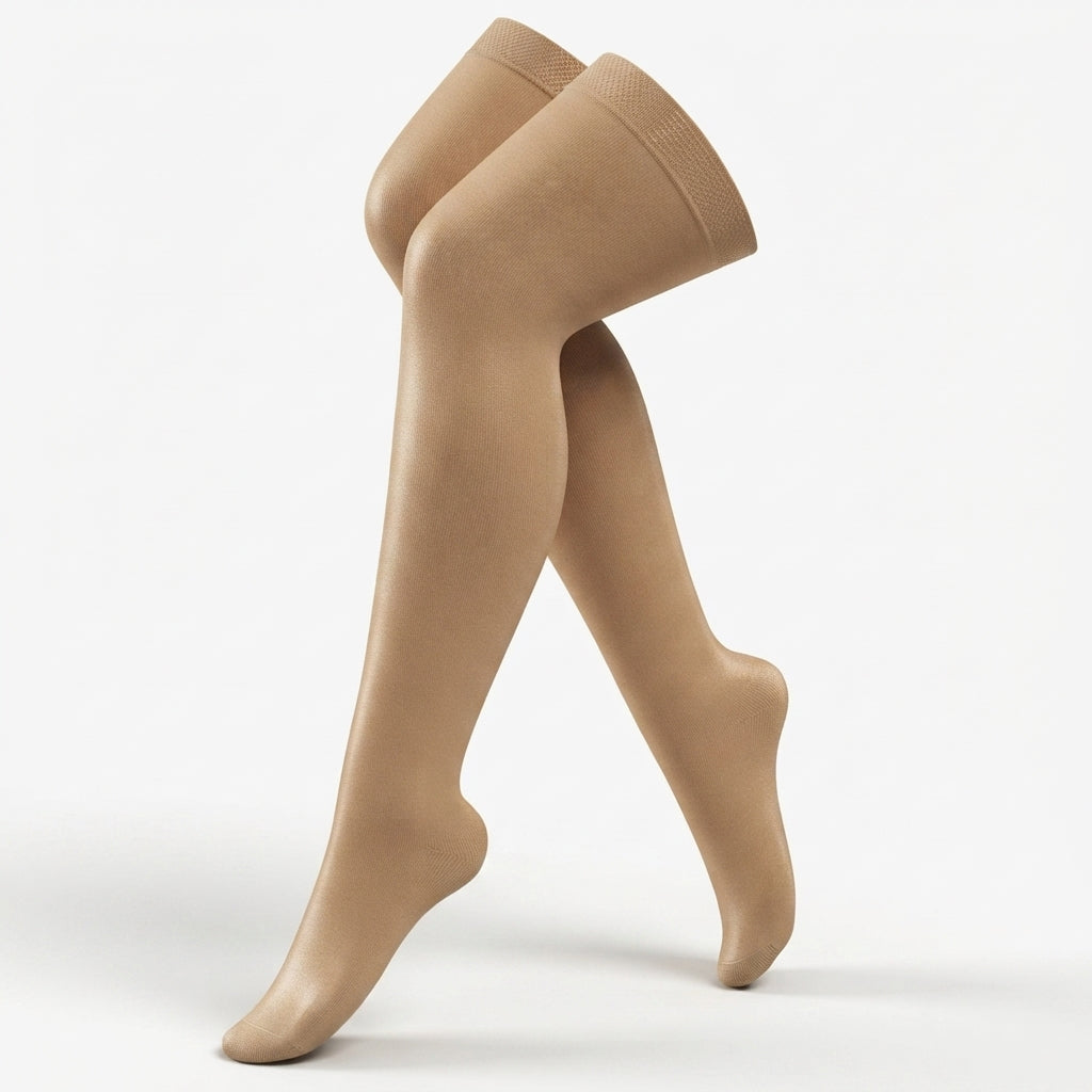Bas de Contention Cuisse 15-20mmHg - Anti-Fatigue & Jambes Lourdes