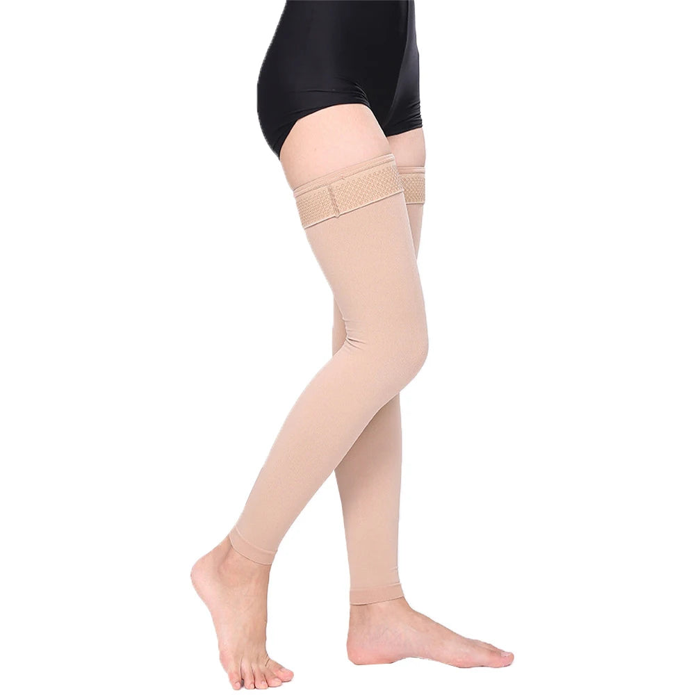 Bas de Compression Cuisse Haute 23-32 mmHg - Soutien & Anti-Fatigue